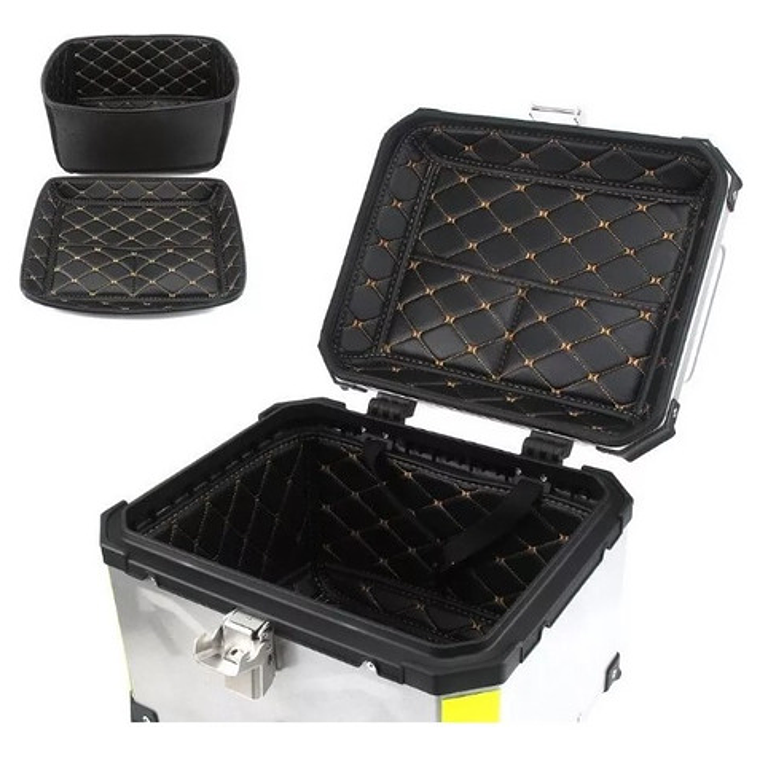 Maleta Top Case Aluminio Moto 65l Xxl Calidad 2 Cascos! 16