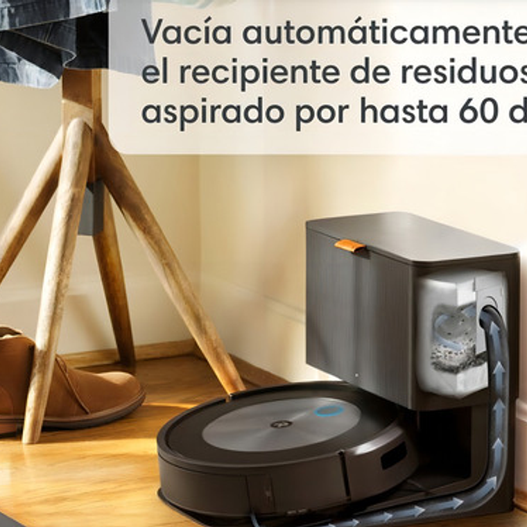 Robot Aspiradora Y Trapeador Roomba Combo J5+ Color Negro Irobot 3