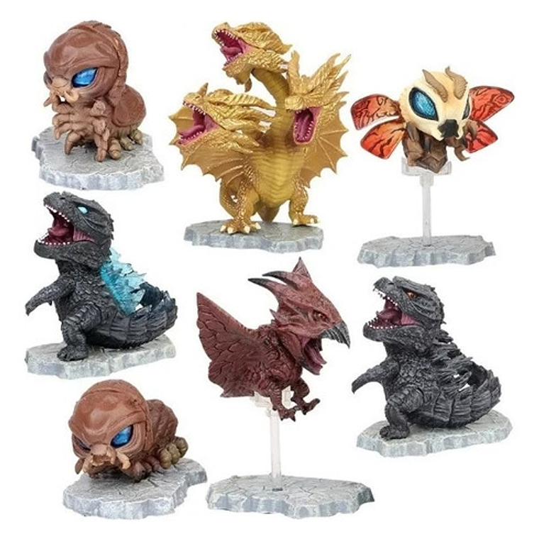 Figura Godzilla - Set De 7 Kaijus Despacho Express 1