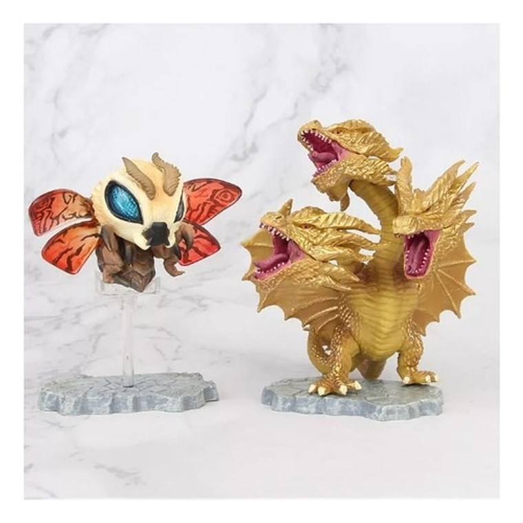 Figura Godzilla - Set De 7 Kaijus Despacho Express 2