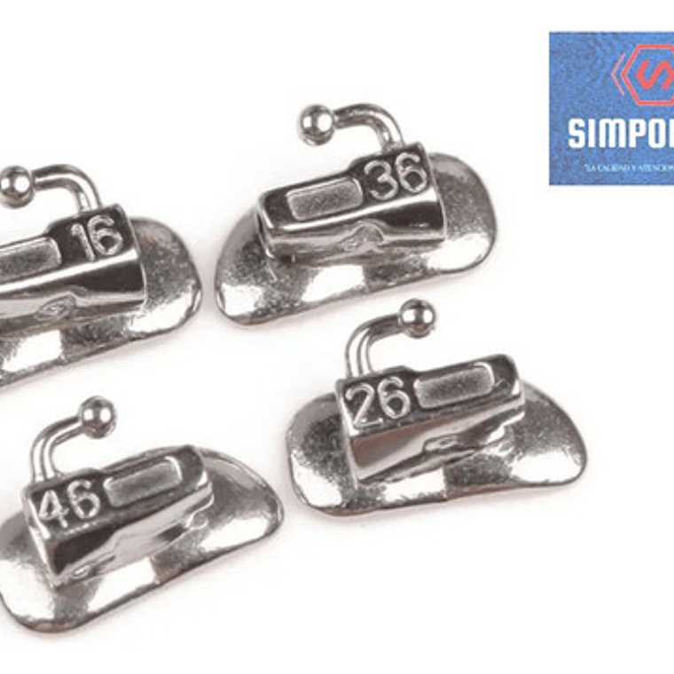 Tubos Ortodoncia En Set 20 Casos (80u) Cementables Santiago 11