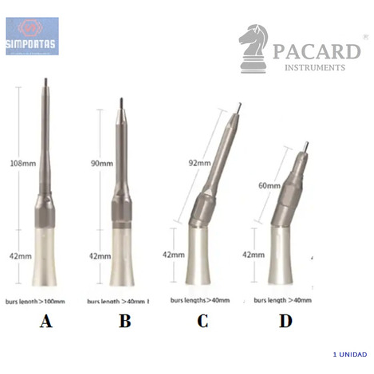  Pieza De Mano Quirúrgica Dental Implante Original Pacard 2