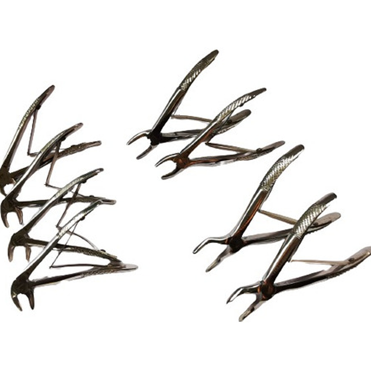 Set Completo 8 Fórceps Pediátricos Pacard Calidad Premium 2