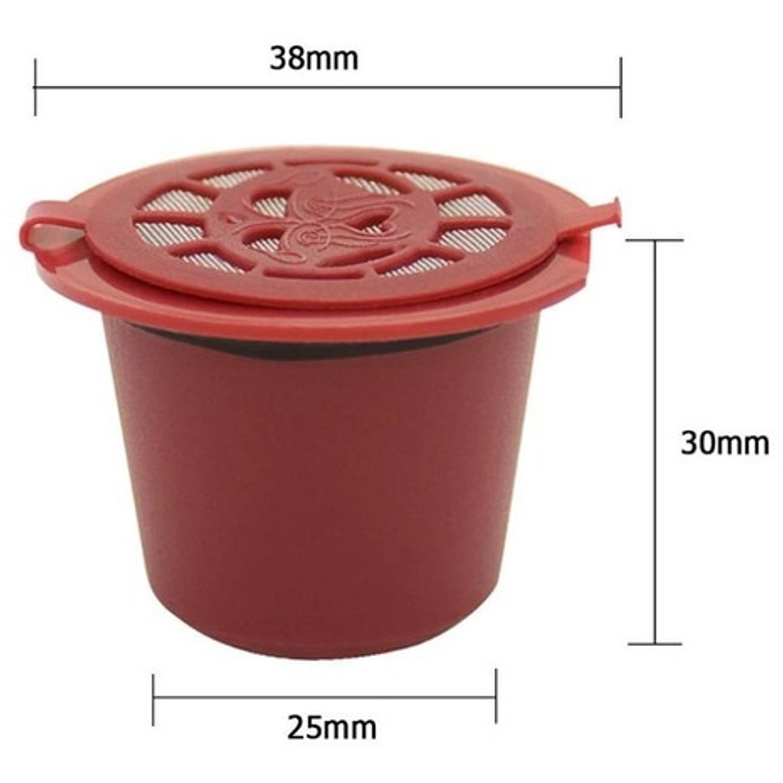 3x Capsula Café Reutilizables Recargables Nespresso + Regalo 10