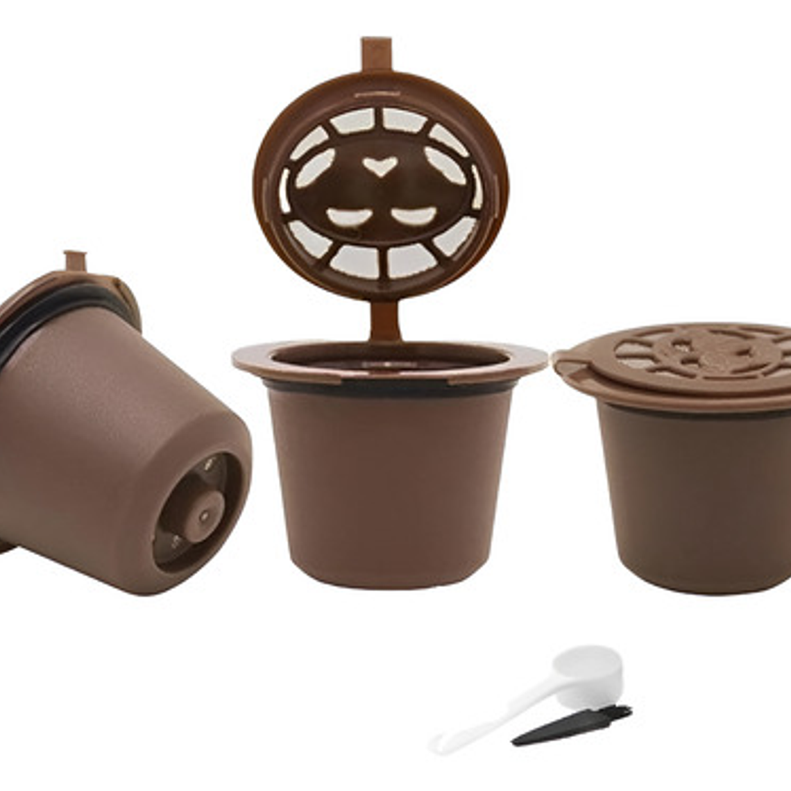 3x Capsula Café Reutilizables Recargables Nespresso + Regalo 12