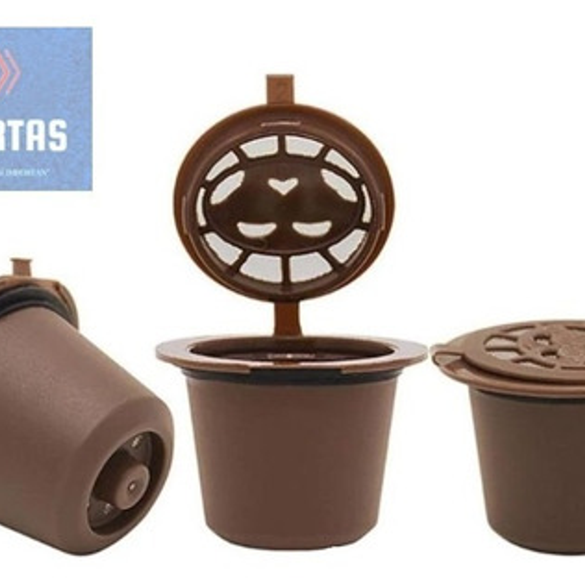 3x Capsula Café Reutilizables Recargables Nespresso + Regalo 13