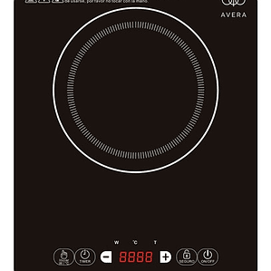 Encimera Con Alimentación Eléctrica - Avera Piv1 Color Negro - 1 Hornalla