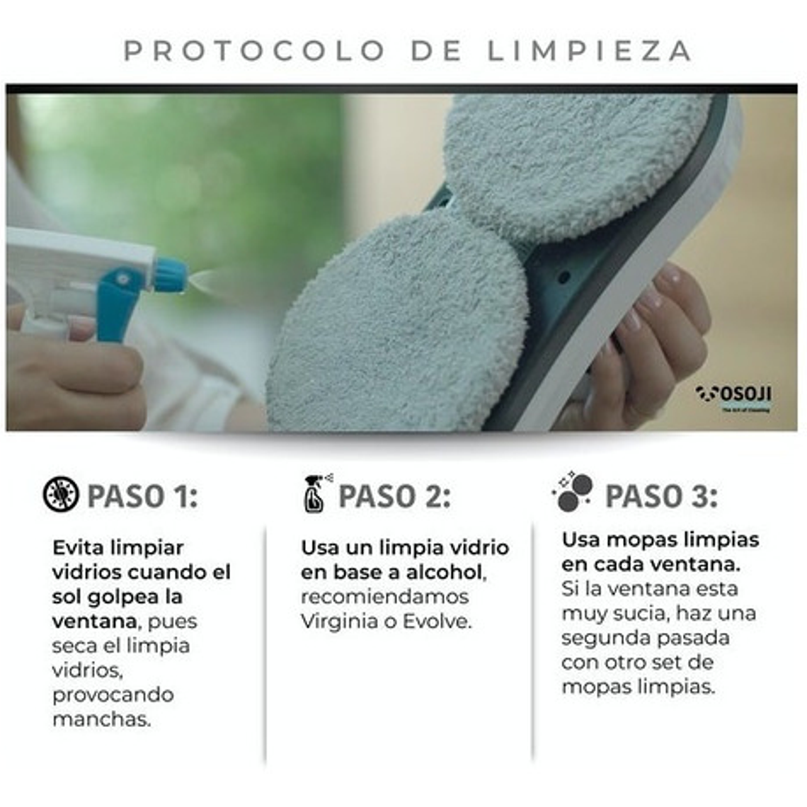 Robot Limpia Vidrios Ventanas Osoji Mado 0,5l 12 Cuotas S/i 5