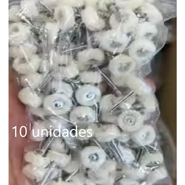 Set 10 Fieltros Pimpollo Lab Dental Pulido P/contra Ángulo 8