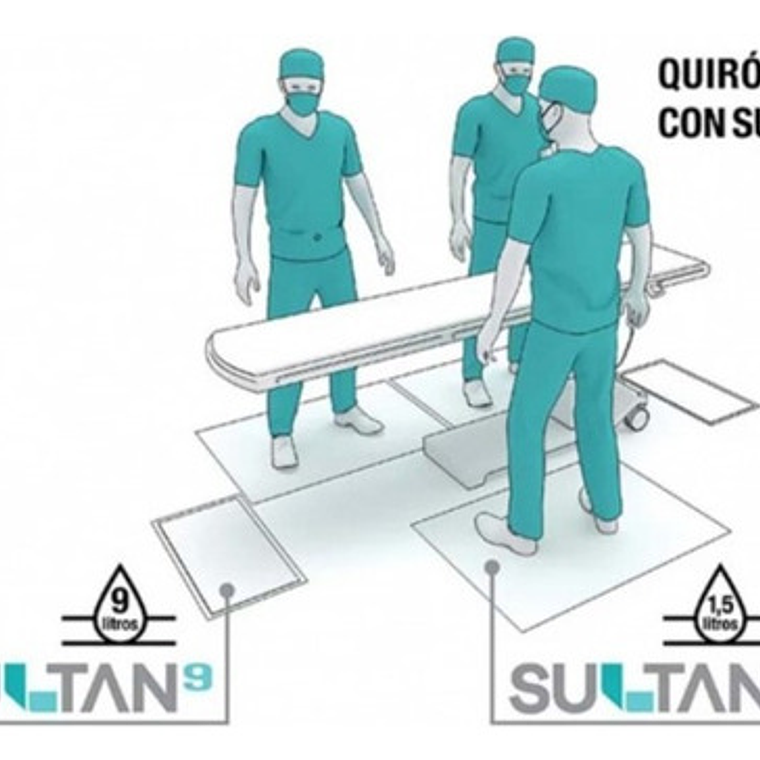 Tapete Absorbente Para Piso Quirúrgico Sultan Fix Grande 3