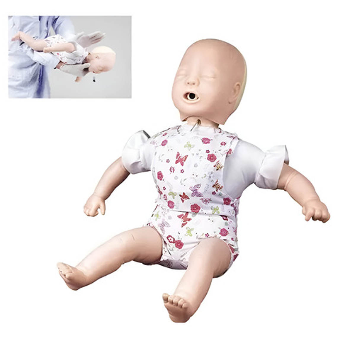 Maniquí Rcp Pediátrico Completo Ventilación Heimlich Muñeco 4