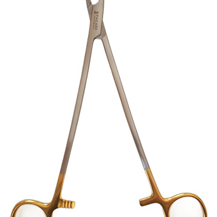 Porta Agujas Carl Martin Fino 15cms Needle Pacard Tc Dorado 2