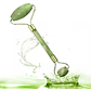 Rodillo Facial Roller Jade Doble + Piedra Gua Sha Santiago - Miniatura 2