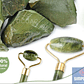 Rodillo Facial Roller Jade Doble + Piedra Gua Sha Santiago - Miniatura 3