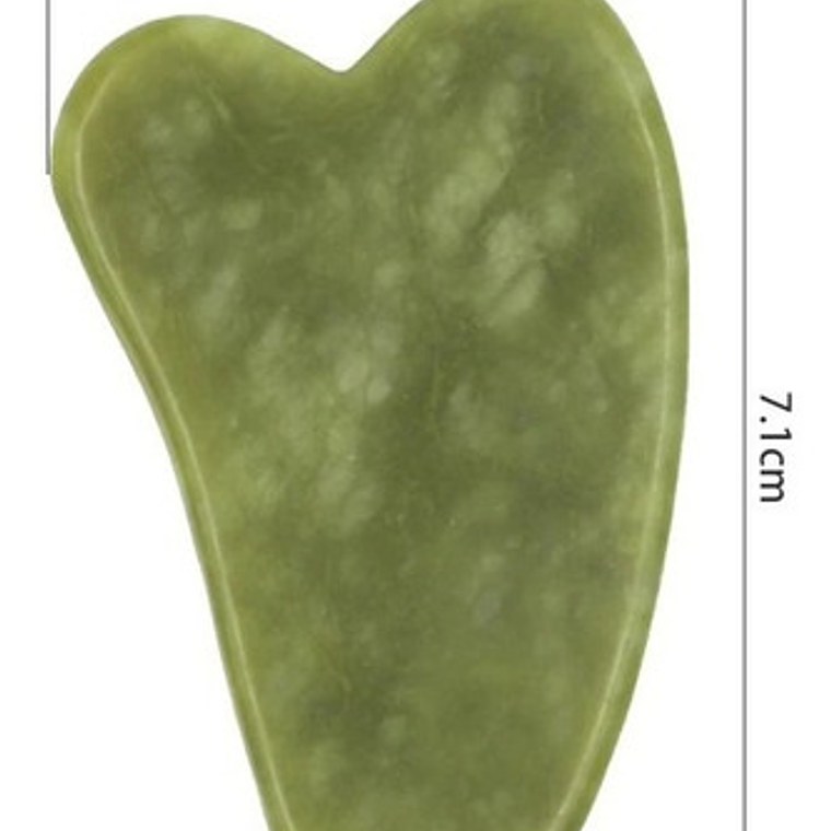 Rodillo Facial Roller Jade Doble + Piedra Gua Sha Santiago 5