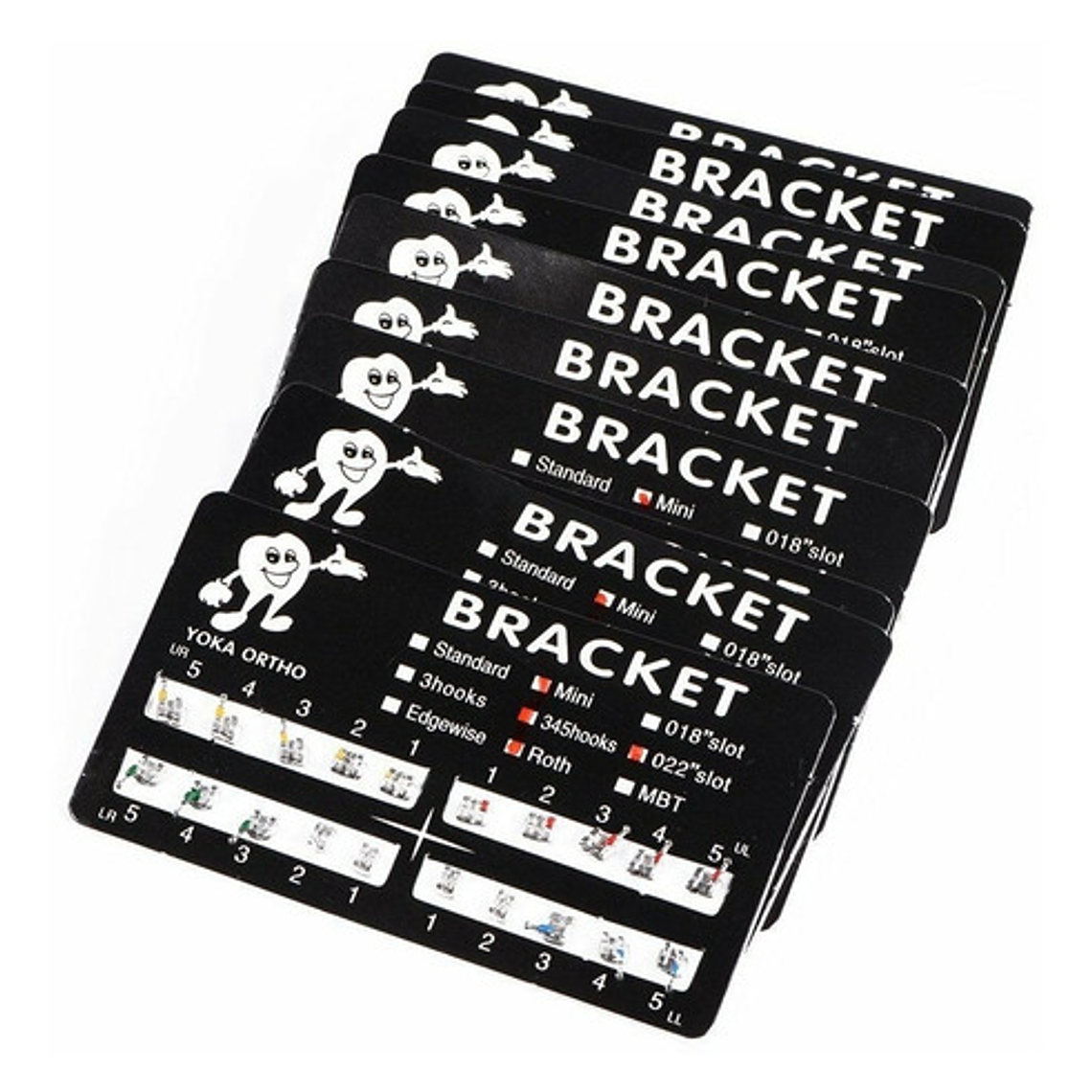 Brackets Mini Roth 0.22 Hook 3-4-5 Calidad Santiago 3