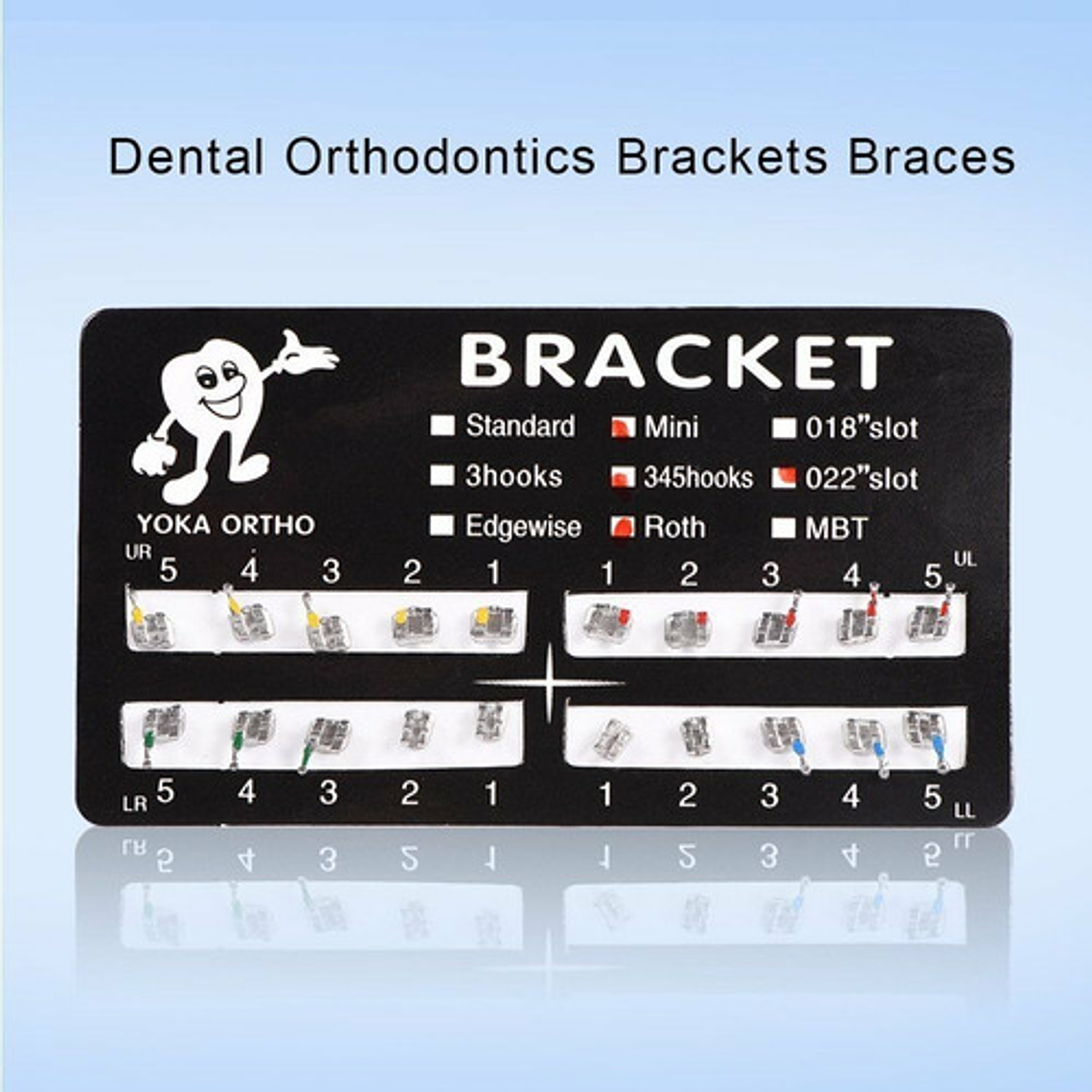 Brackets Mini Roth 0.22 Hook 3-4-5 Calidad Santiago 4