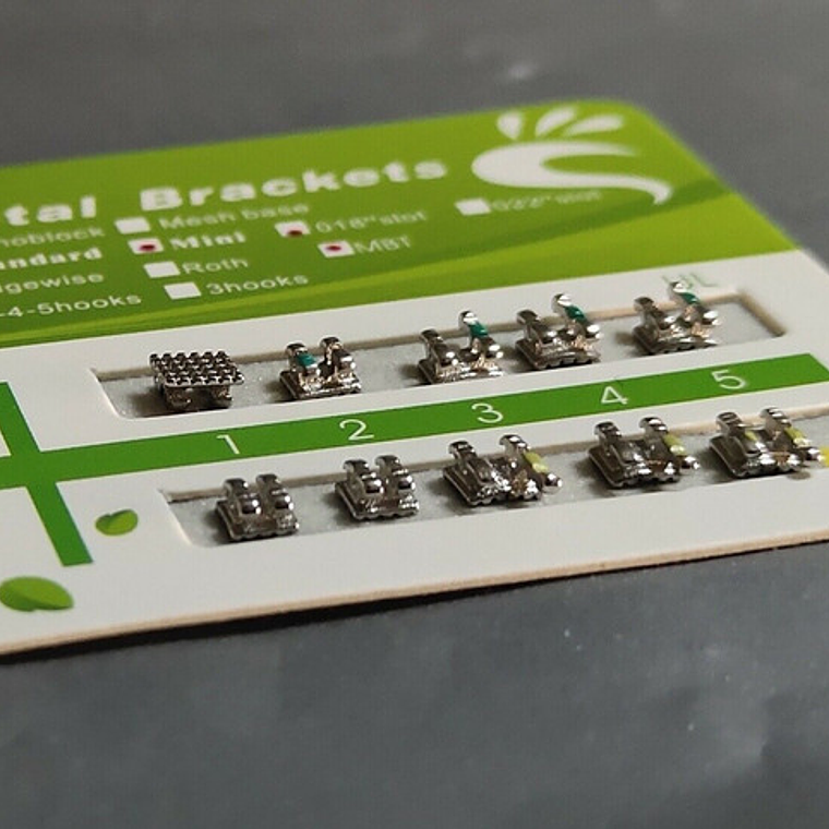 Brackets Mini Roth 0.22 Hook 3-4-5 Calidad Santiago 16