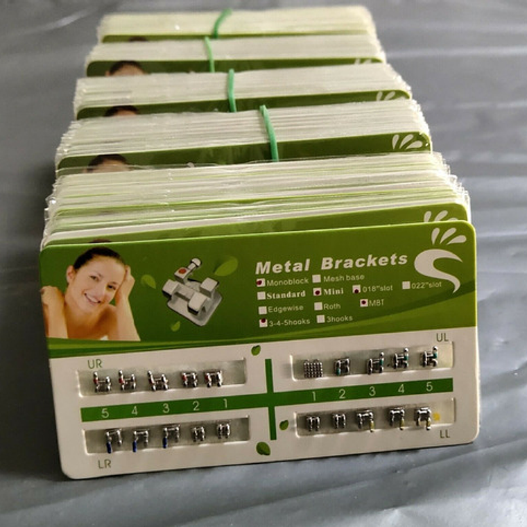 Brackets Mini Roth 0.22 Hook 3-4-5 Calidad Santiago 23