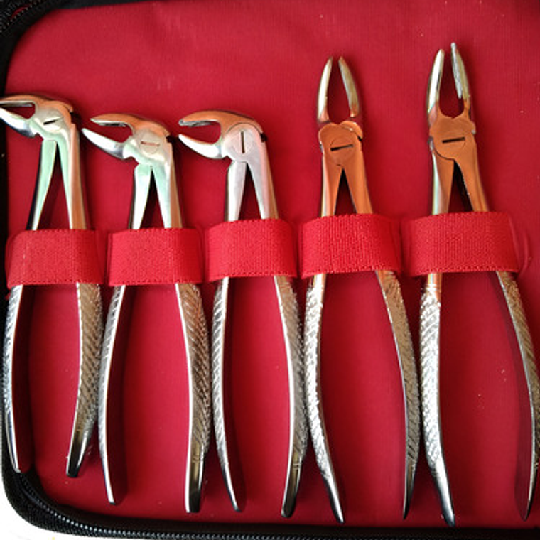 Fórceps Dentales Adultos Set De 10u Estuche Incluido 3