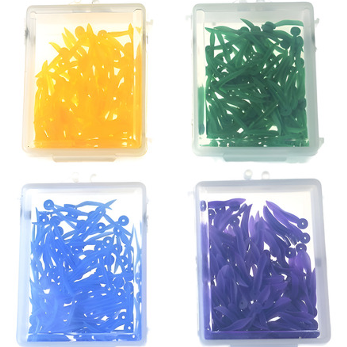 Cuñas Plásticas Fácil Remoción 100u Odontología Santiago 1