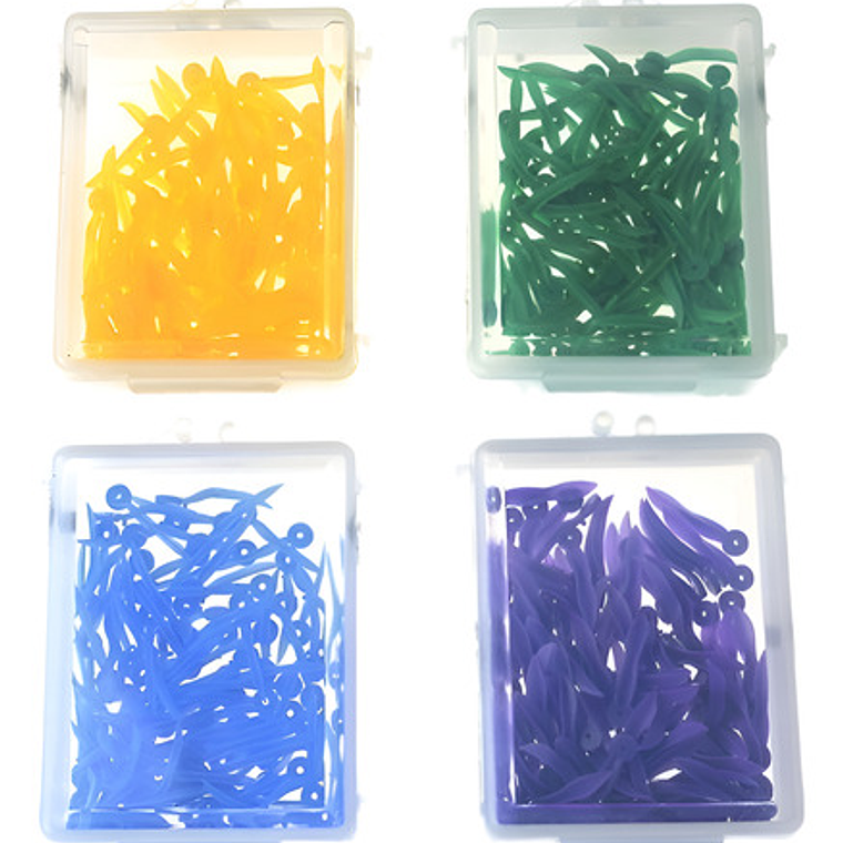 Cuñas Plásticas Fácil Remoción 100u Odontología Santiago 1