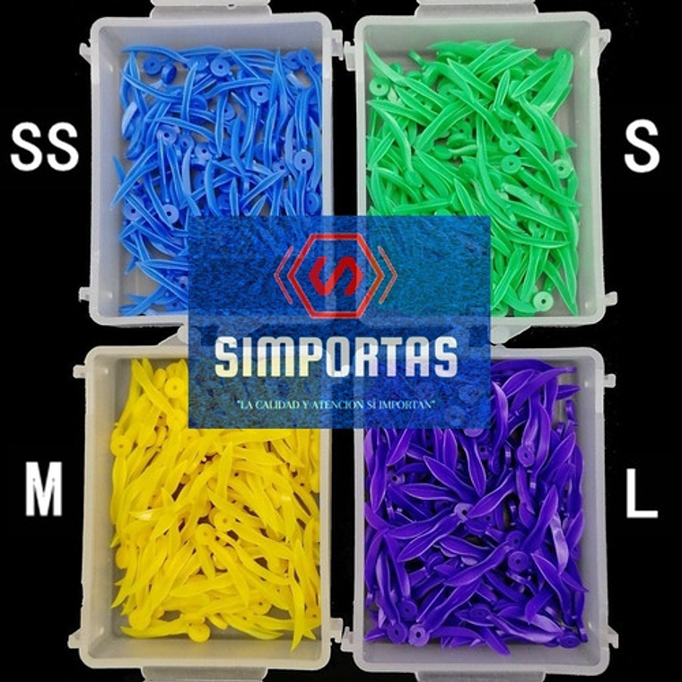 Cuñas Plásticas Fácil Remoción 100u Odontología Santiago 5