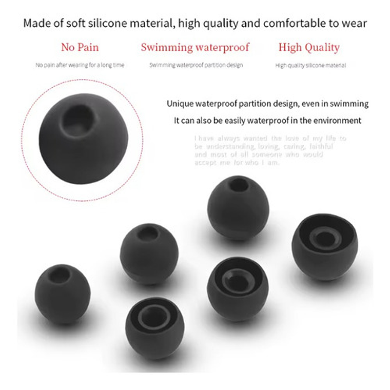 Set De Tapones Para Sony Walkmann Modelos 3 Pares Natación 6