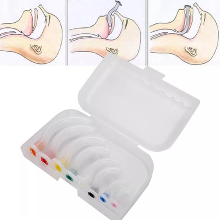 Set De Cánulas Orofaríngeas ( Mayo O Guedel) - 8 U. En Caja 7