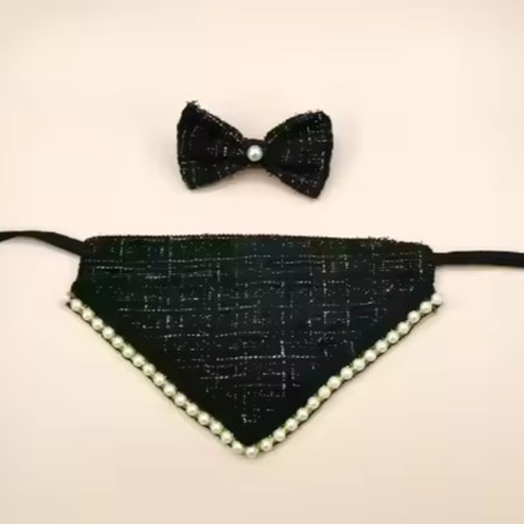 Traje Mascotas Perro/gatos Cintillo Humita Bandana Perlas 2