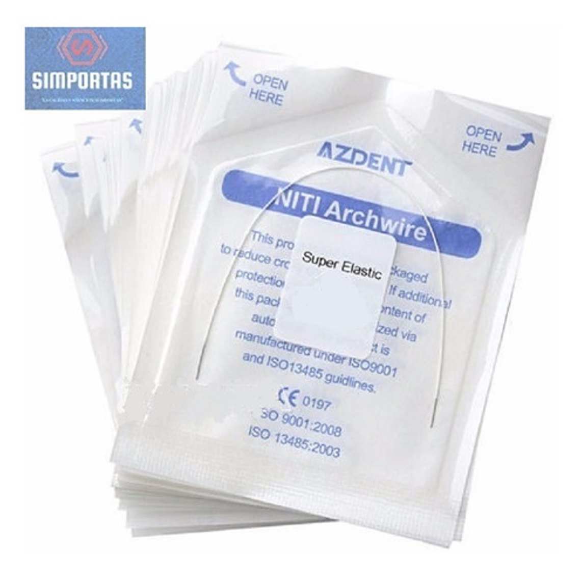 Arco Estético Ortodoncia Blanco Redondo Santiago 49