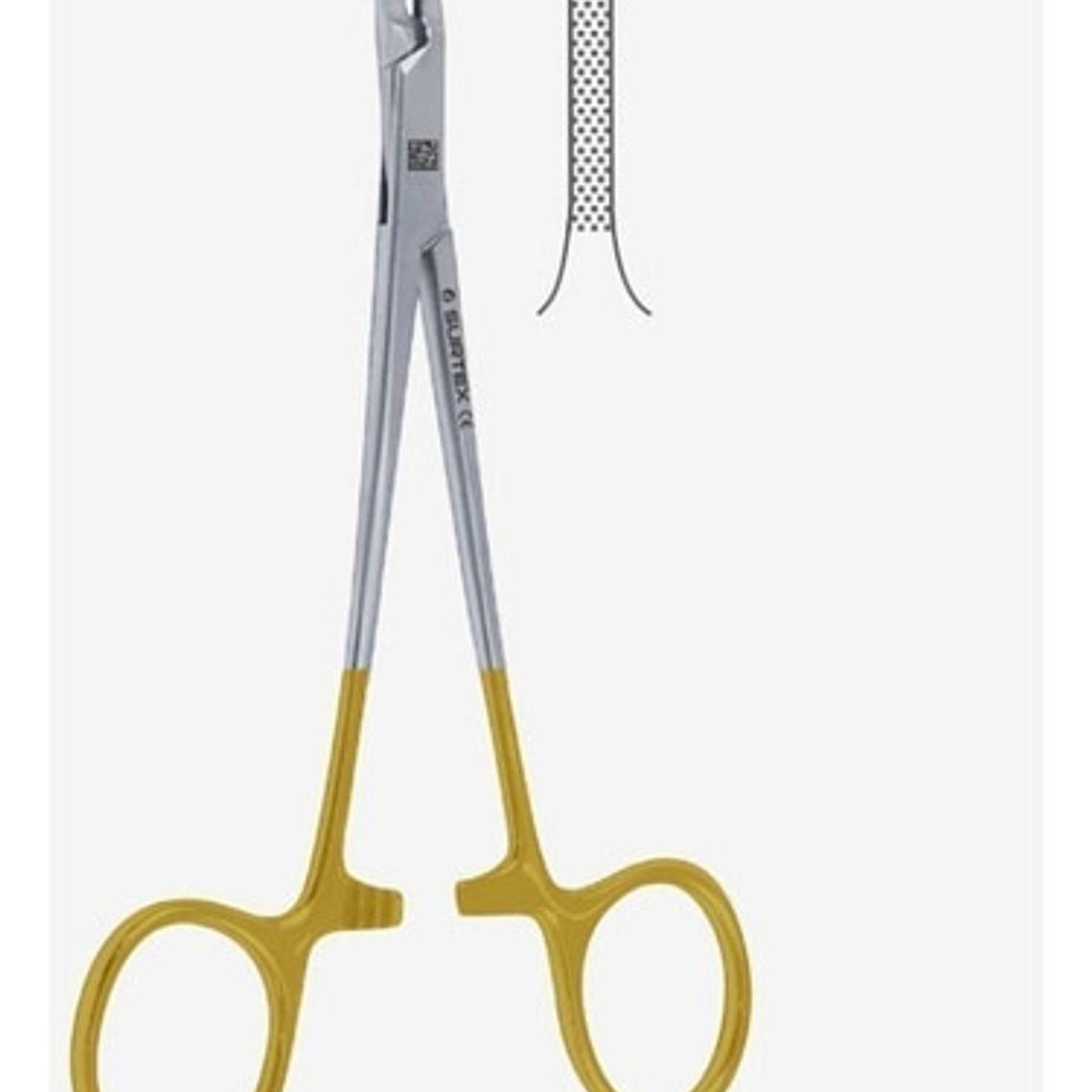 Porta Aguja Ryder Carburo Tungsteno 13cm Cirugía Pacard 5