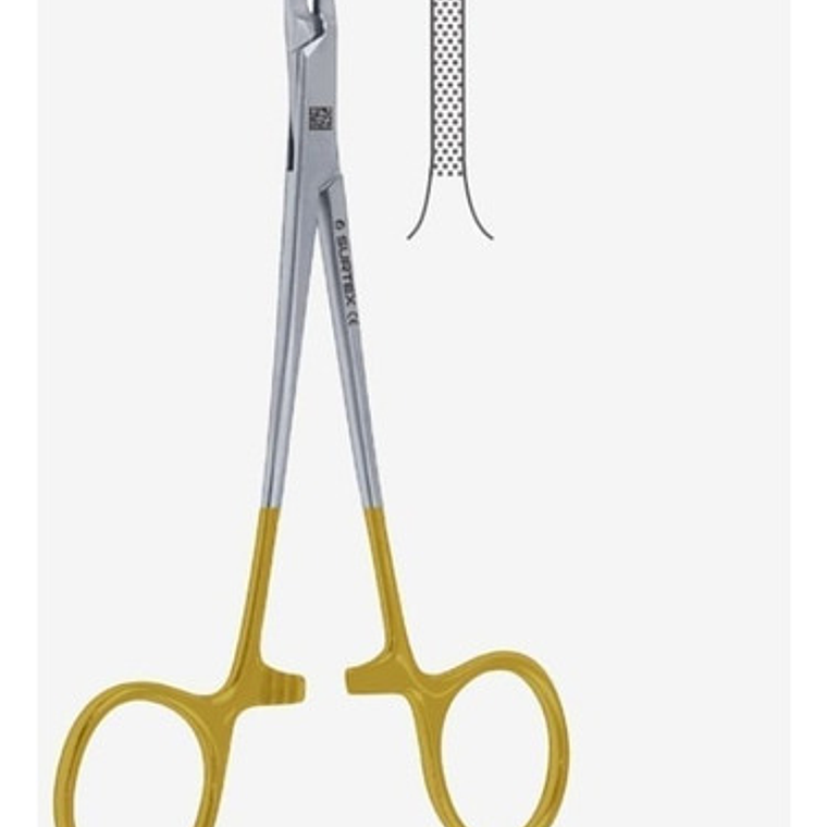 Porta Aguja Ryder Carburo Tungsteno 13cm Cirugía Pacard 5