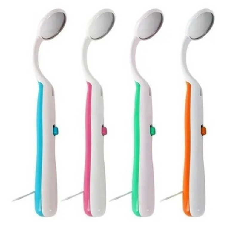 Espejo Dental Para Examen Uso En Casa Con Luz Led Santiago 18