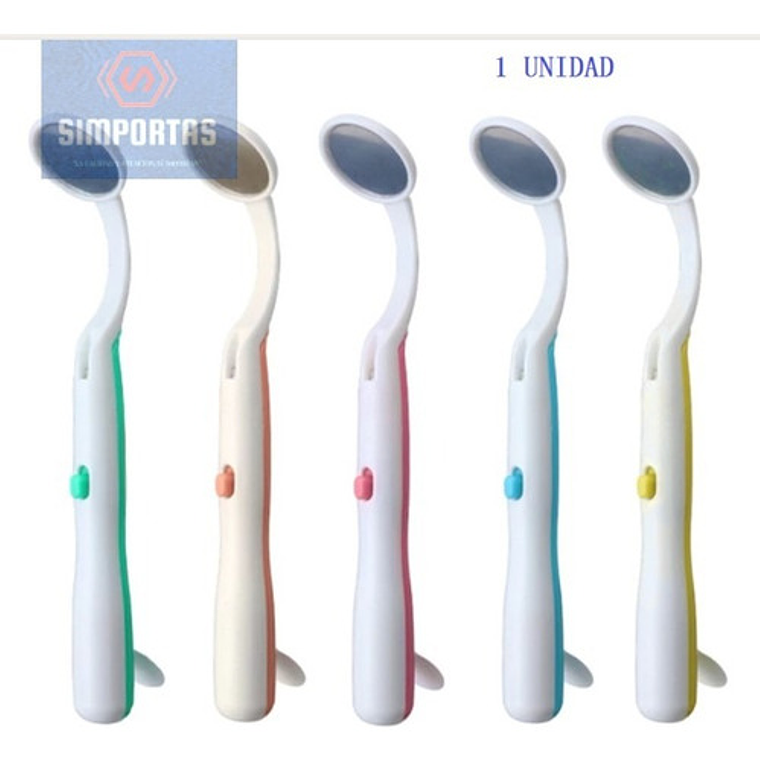 Espejo Dental Para Examen Uso En Casa Con Luz Led Santiago 26