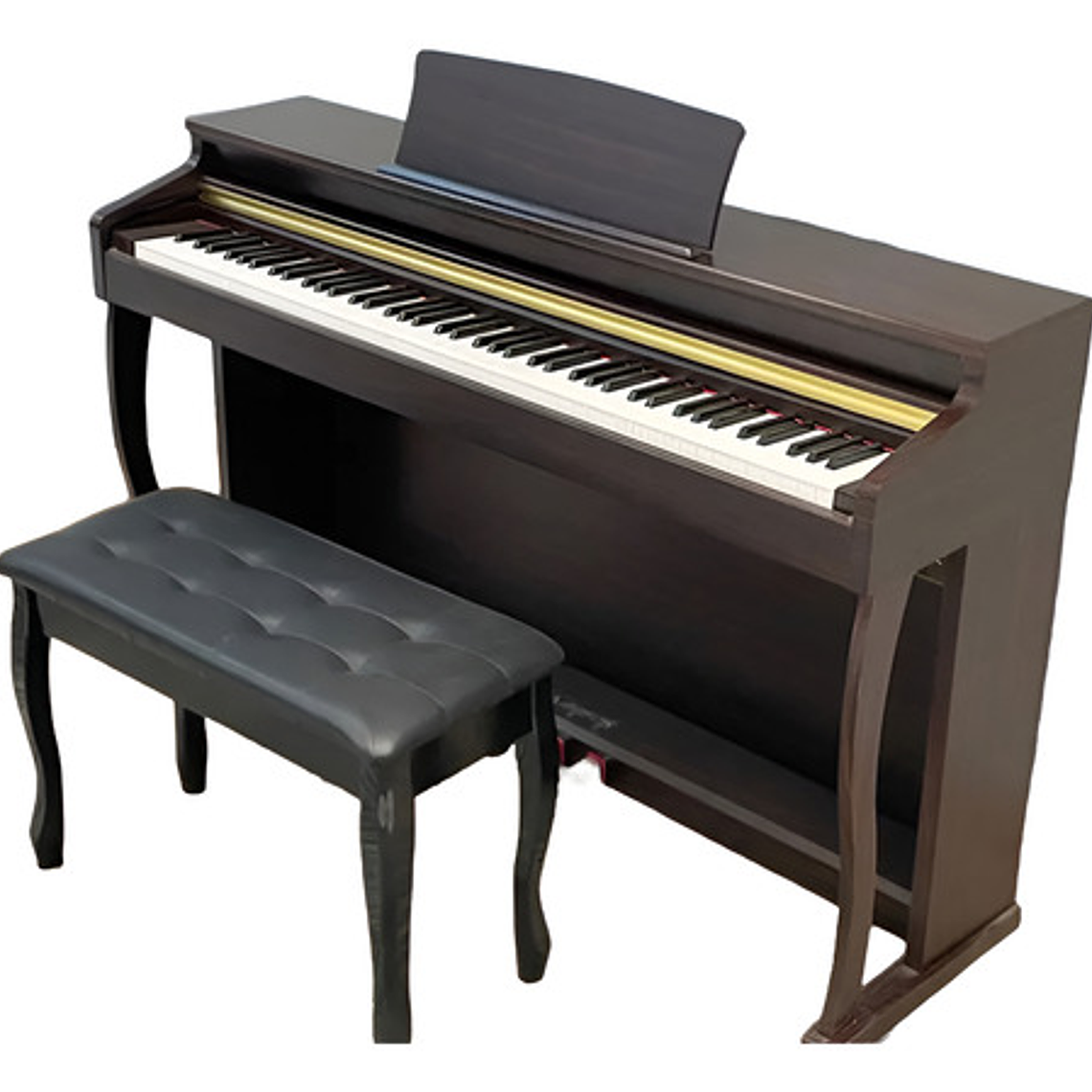Piano Digital Pacard Realista 88 Teclas Madera Usb 13