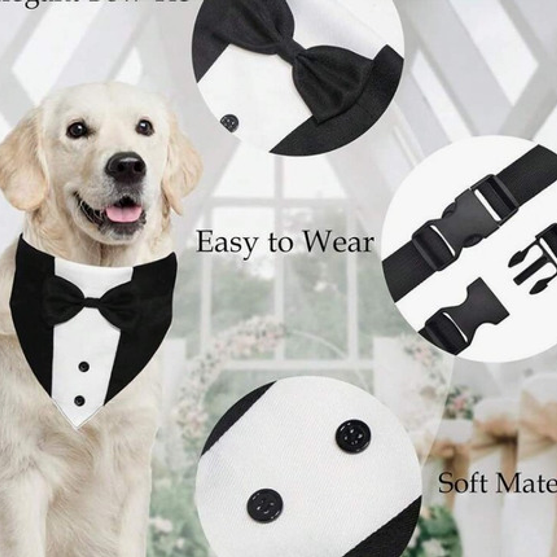 Traje Formal Humita Para Mascotas (perro/gatos) - Matrimonio 17