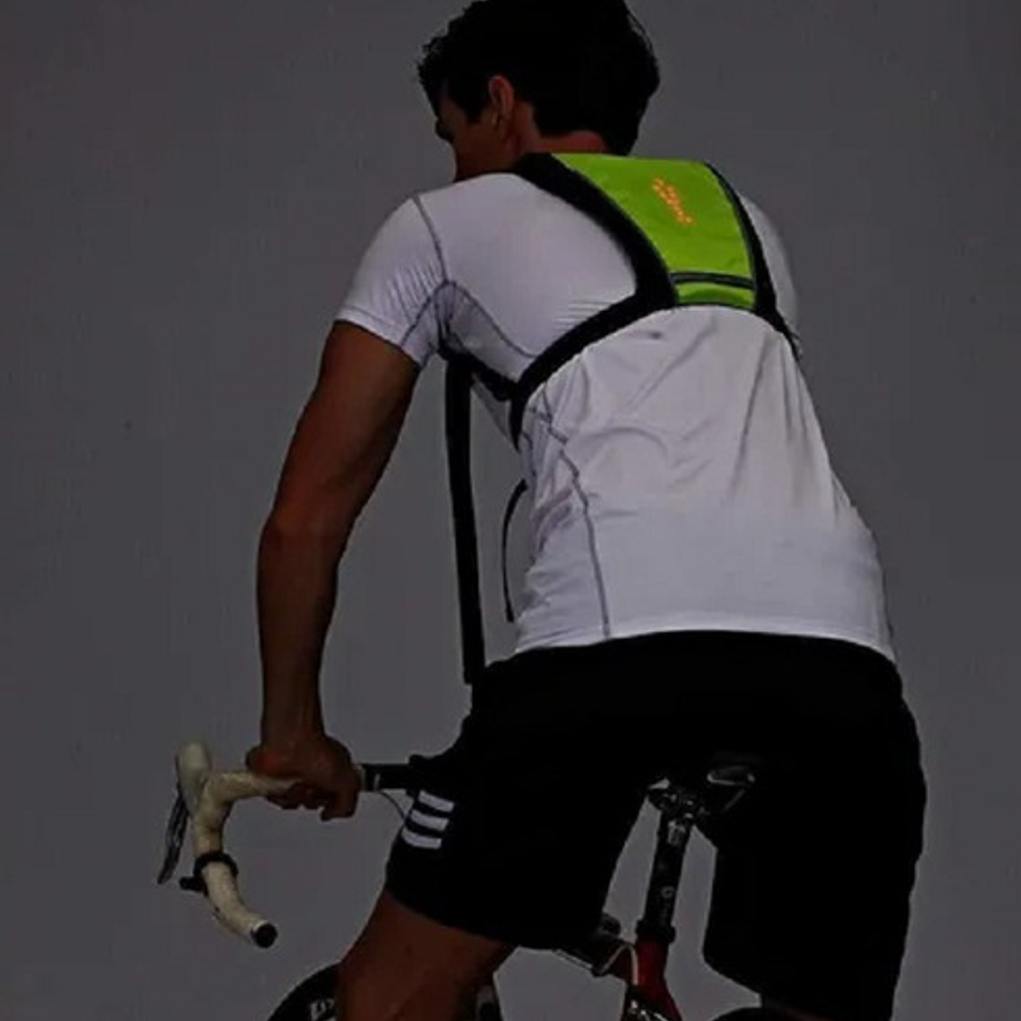 Arnés Led Mochila Chaleco Con Control Bicicleta Santiago 4