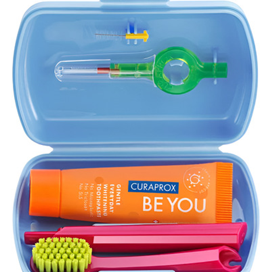 Set De Viaje Curaprox Blanqueador Higiene Dental Colores 11