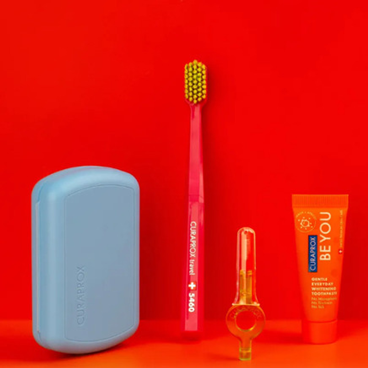 Set De Viaje Curaprox Blanqueador Higiene Dental Colores 13