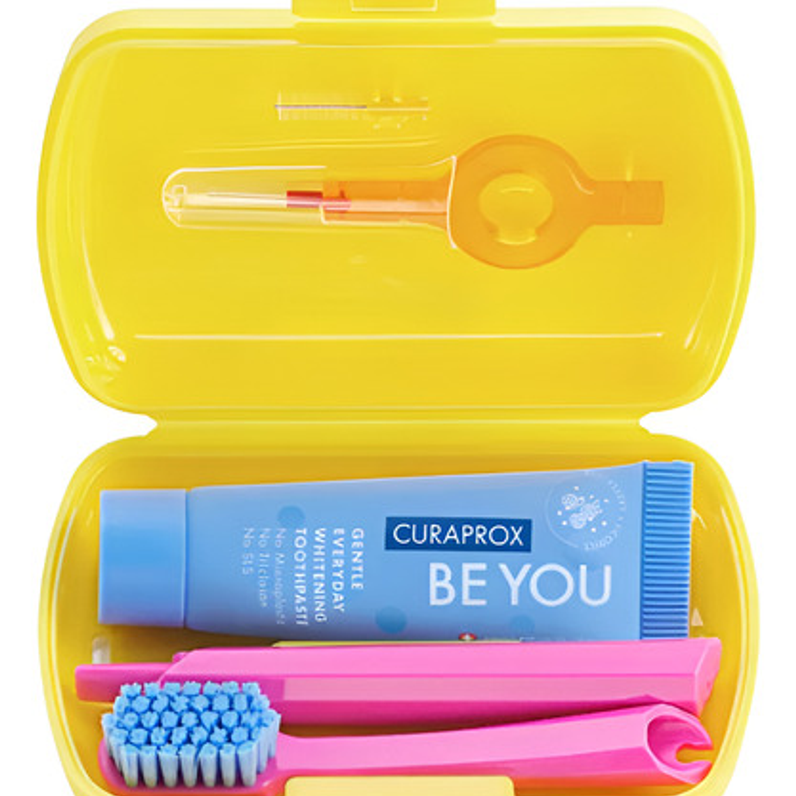 Set De Viaje Curaprox Blanqueador Higiene Dental Colores 25