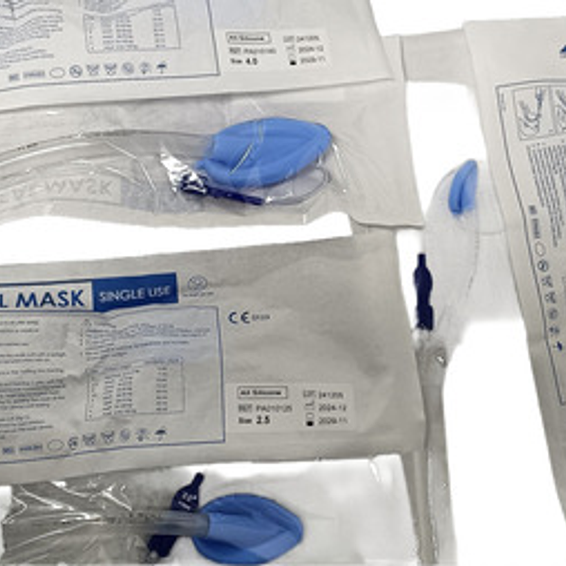 Pack 3 Máscaras Laríngeas Desechables Calidad Todas Medidas 8