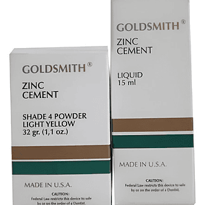 Cemento Fosfato Dental Juego Polvo Y Líquido, Goldsmith Usa