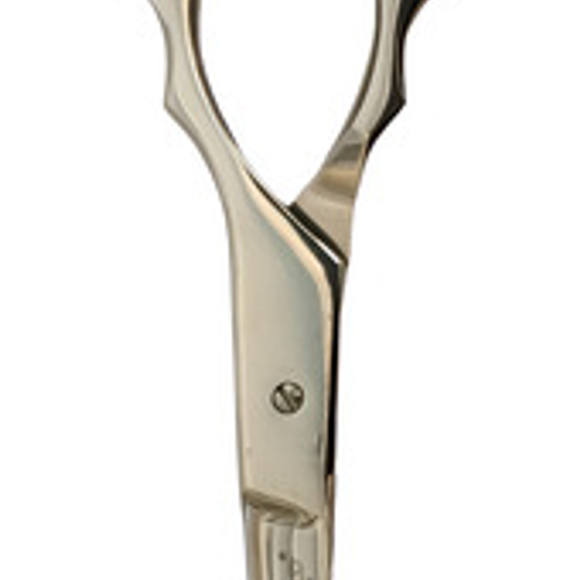 Tijera Barberia Profesional Cabello Barba Azul Anillos Gold 2