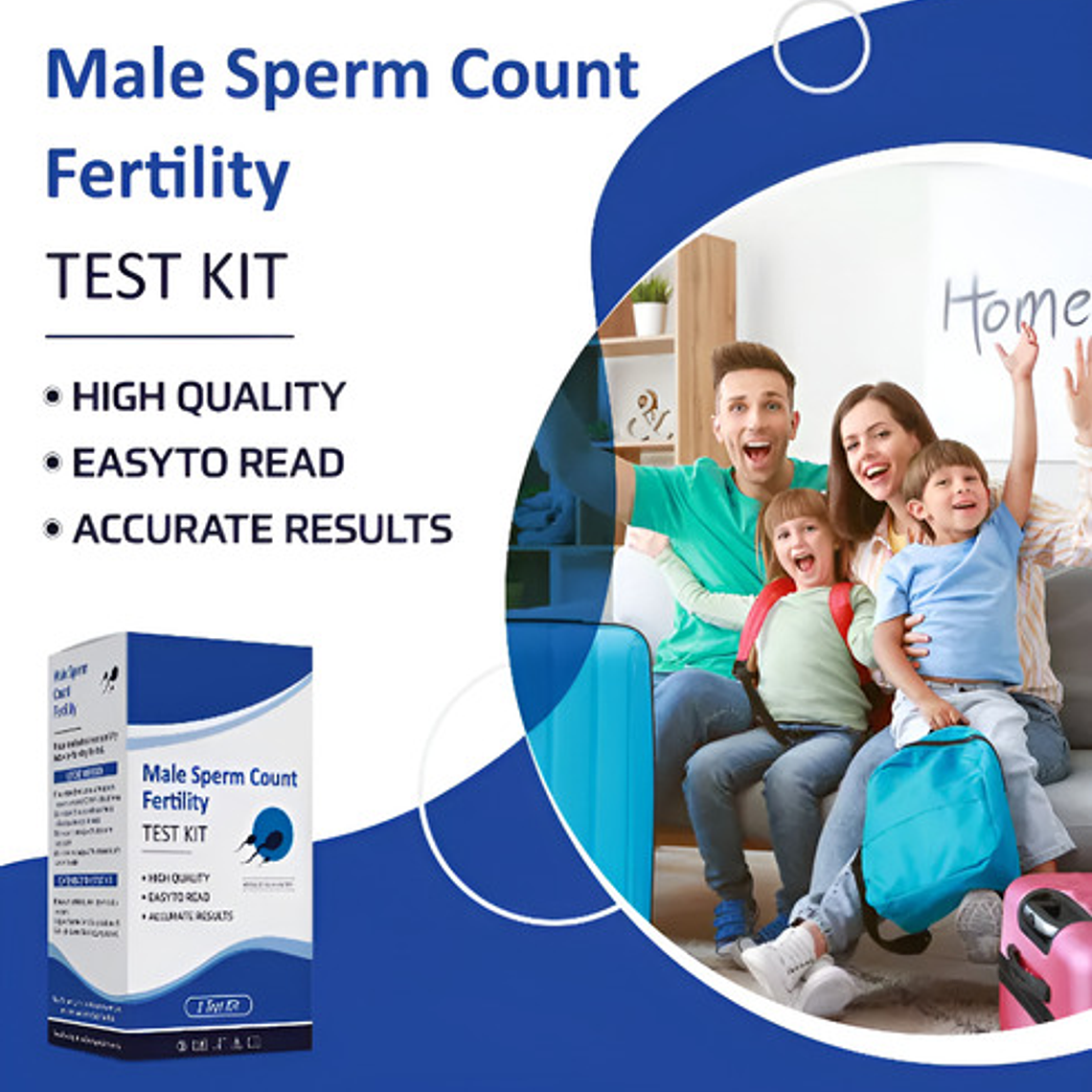Kit De Prueba Densidad De Esperma Factor Fertilidad Hombres 2