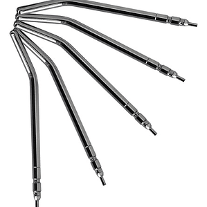 Set 5 Puntas Para Jeringa Triples Dental Autoclavable Acero