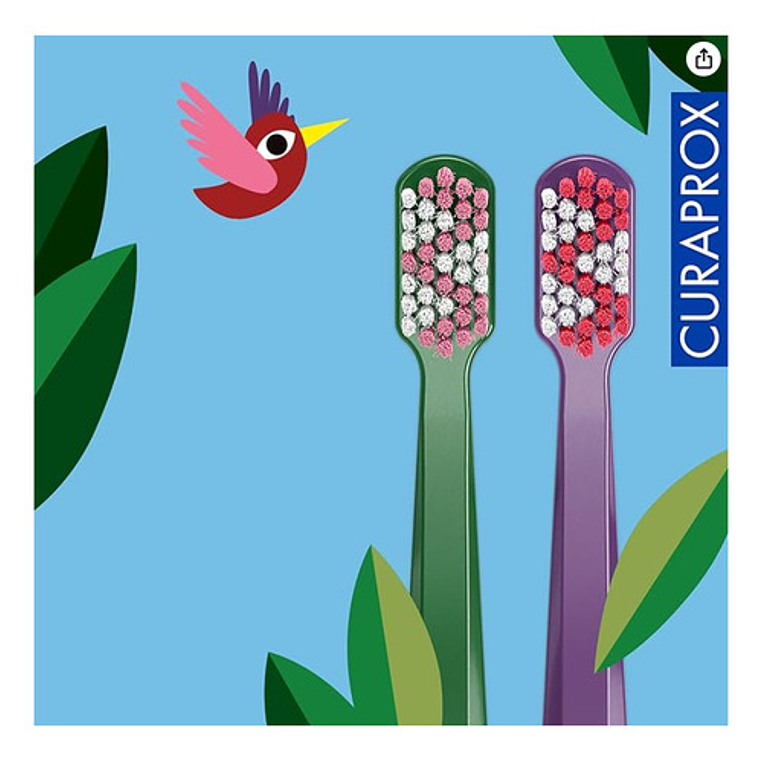 Pack Duo Cepillos De Dientes Curaprox Recycled Edition 5460 3