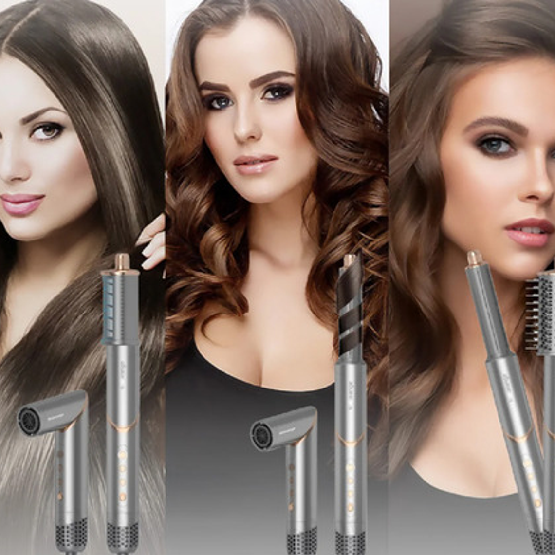 Secador Iónico Osoji Estilizador Multistyler 9 En 1 M8 Único 4