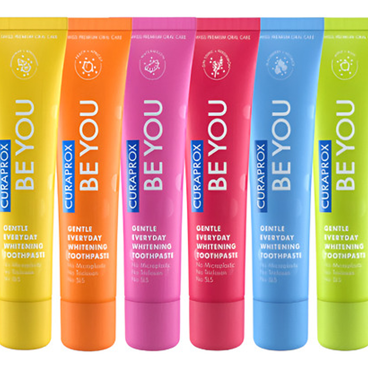 Pasta Dental Curaprox Be You Blanqueadora 60ml Colores 1un 1