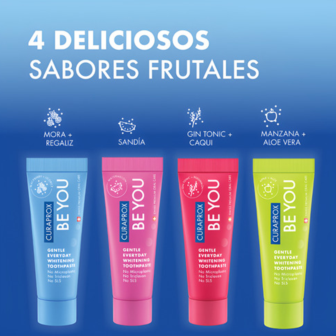 Pasta Dental Curaprox Be You Blanqueadora 60ml Colores 1un 24